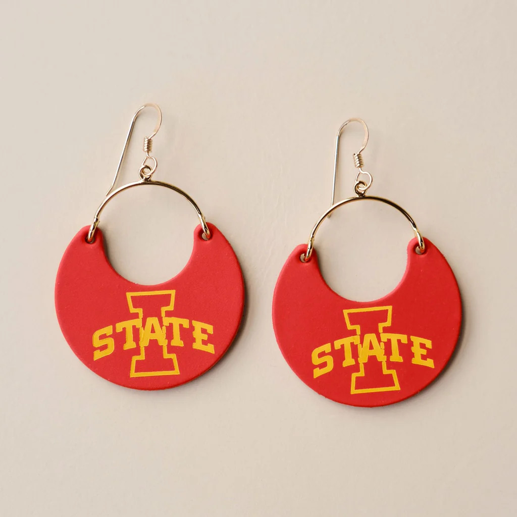 Cyclone Cardinal Iowa State University Ninas | Nickel and Suede