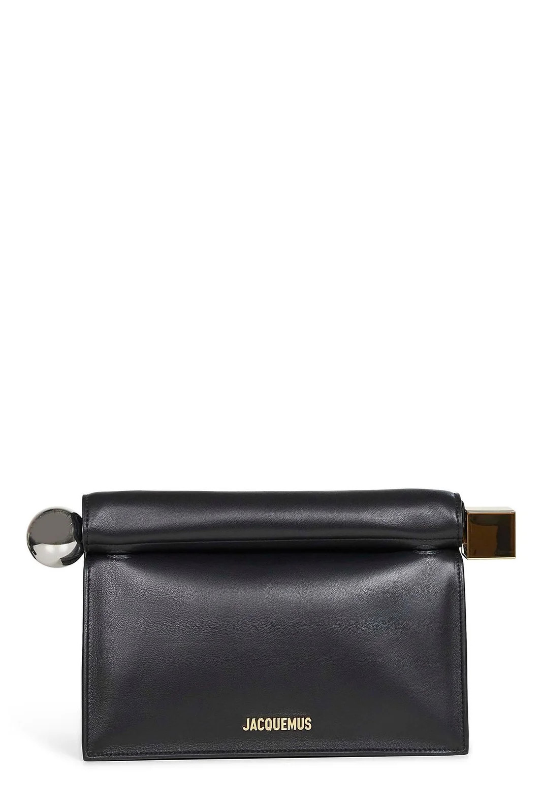 Jacquemus The Rond Carré Logo Plaque Clutch Bag | Cettire Global