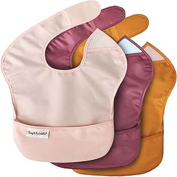 Tiny Twinkle Mess-Proof Baby Bib - Waterproof Bib for Baby Boy or Girl - Machine Washable - Adjus... | Amazon (US)