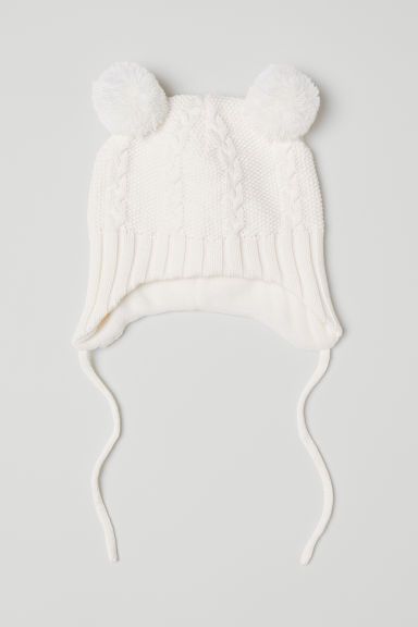 H & M - Knit Hat - White | H&M (US + CA)