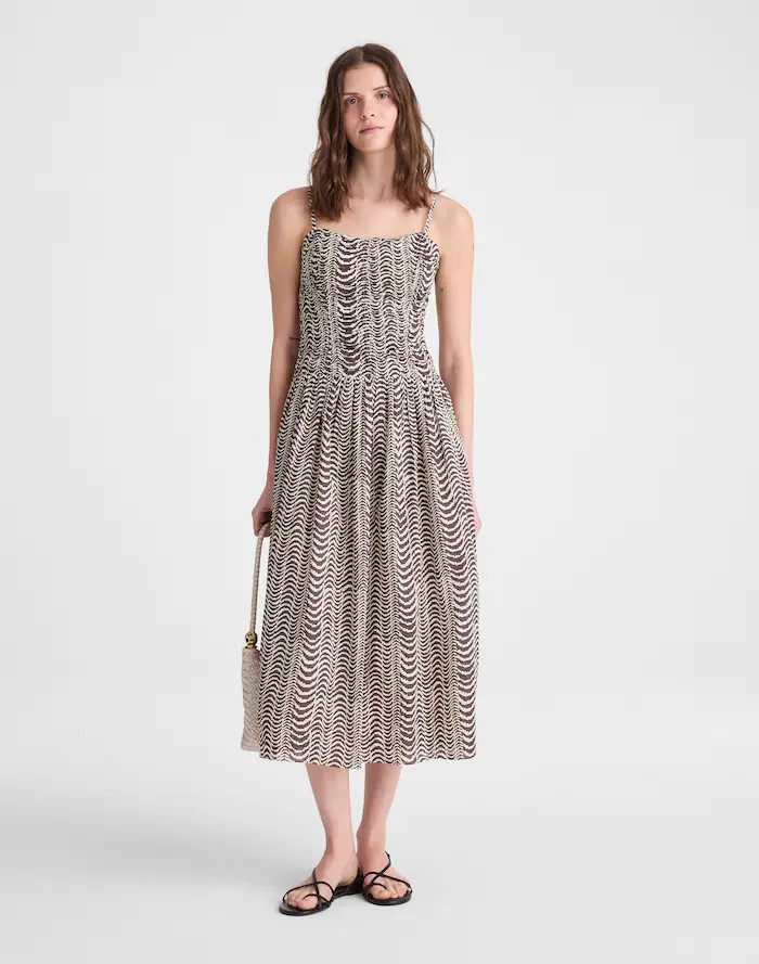 Ruched Midi Dress | Madewell