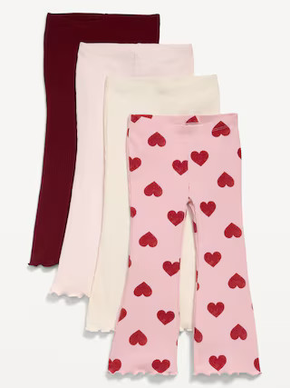 Ribbed Flare-Leg Leggings 4-Pack for Toddler Girls | Old Navy (US)