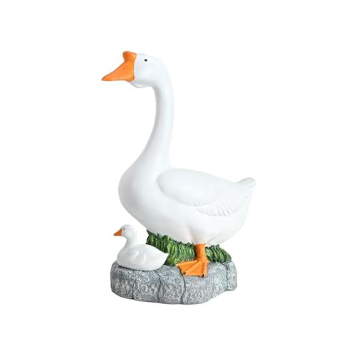 CJOUET 18-inch Goose Statue, Large Porch Goose Statue, Yard Goose Statue,Resin Porch Goose,Silly Goose,Garden Statues, Concrete Porch Goose,with Hidden Key Compartment, Porch Duck Perfect as a Gift. | Amazon (US)