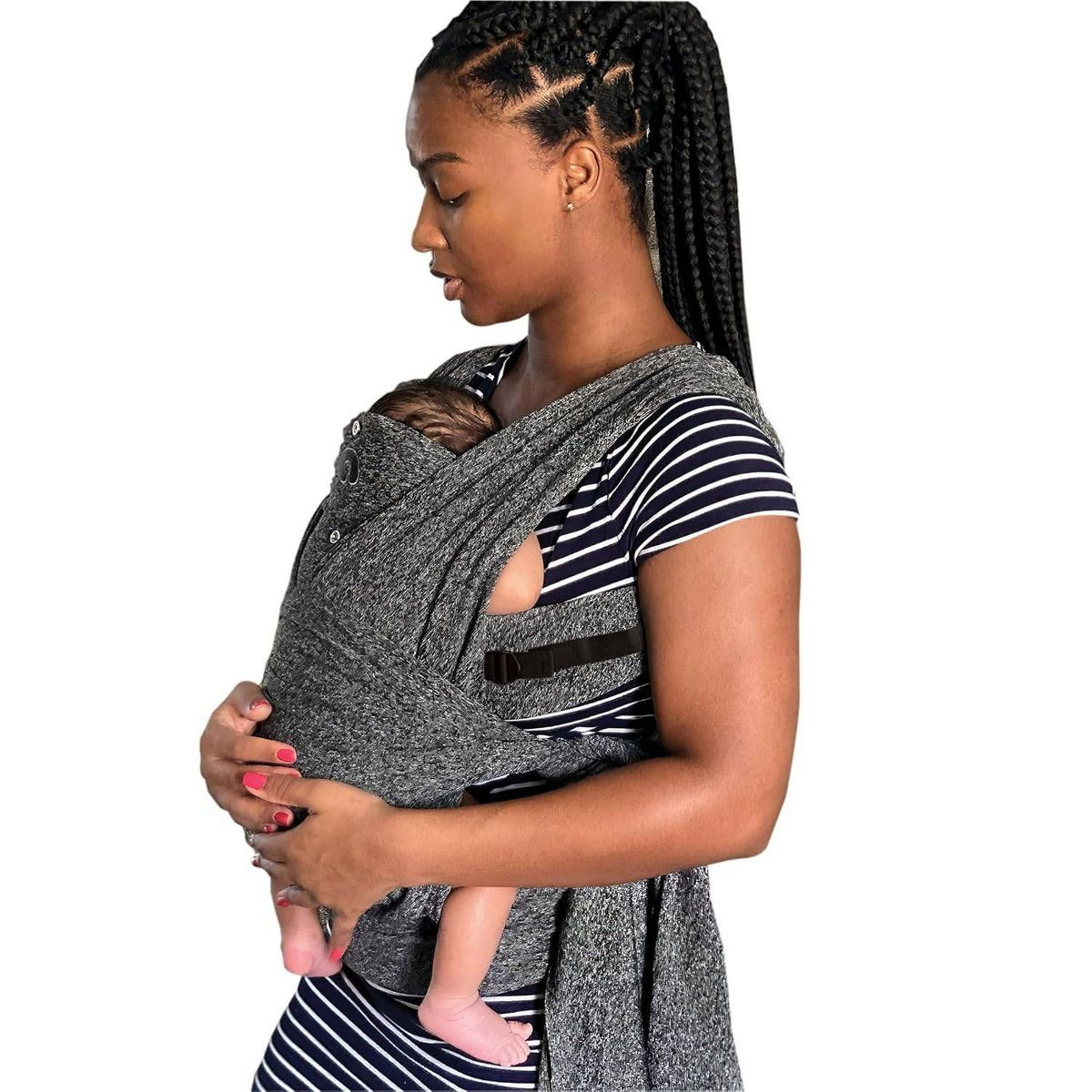 Boppy ComfyFit Adjust Baby Carrier - Heathered Gray: Spandex, 8-35 lbs Capacity, Facing-In & Out ... | Target