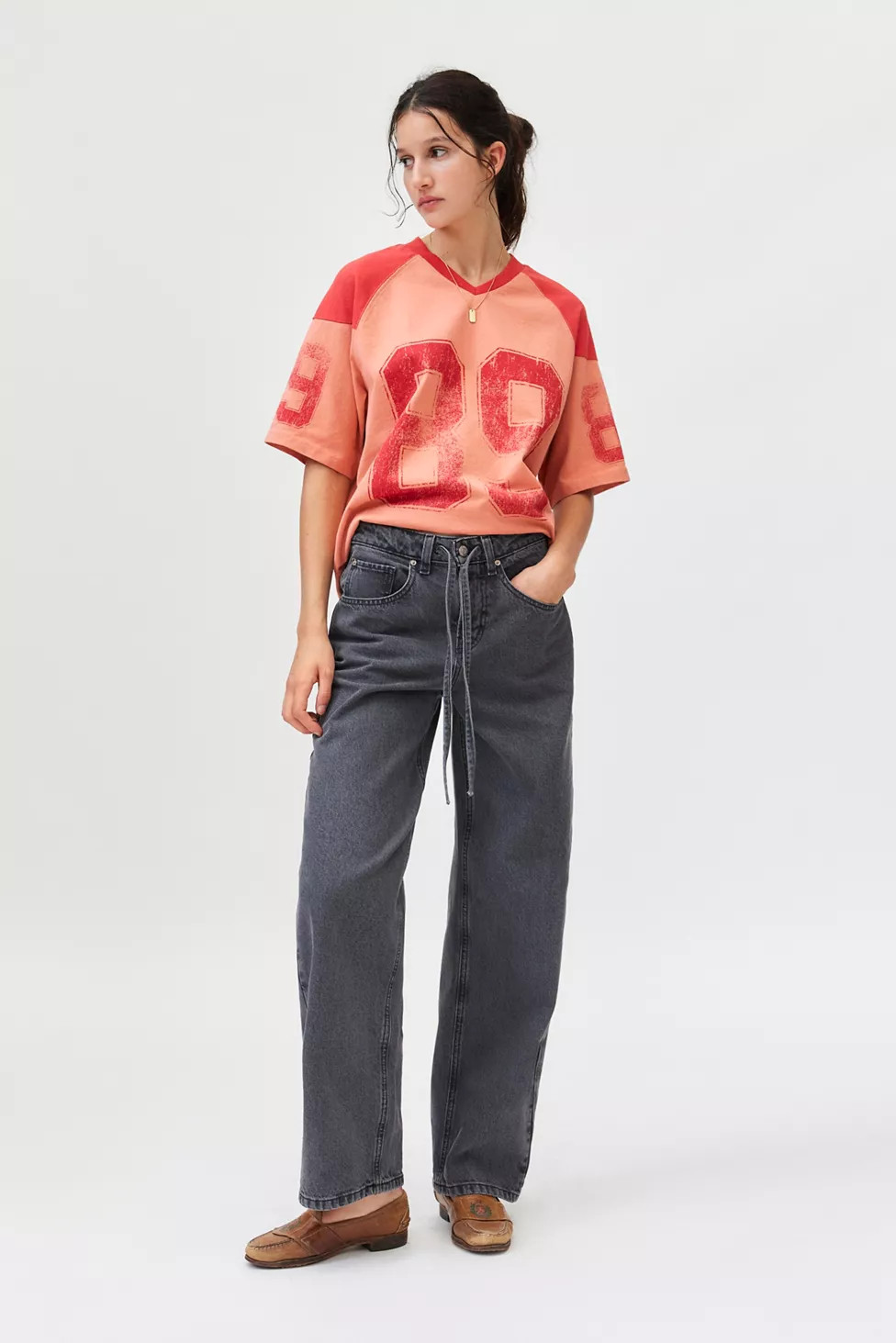 BDG Bella Drawstring Baggy Jean | Urban Outfitters (US and RoW)