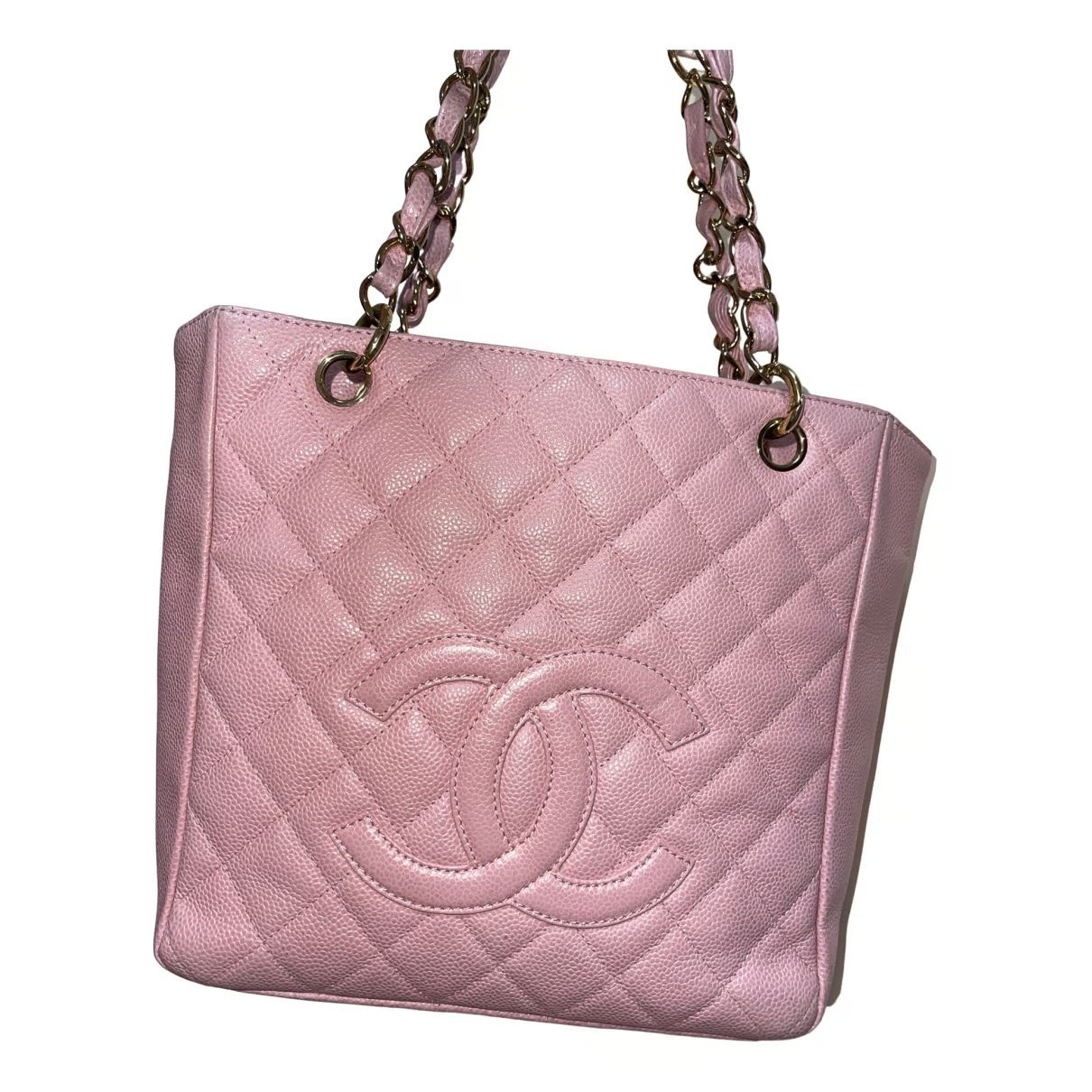 Chanel Petite Shopping Tote leather tote | Vestiaire Collective (Global)