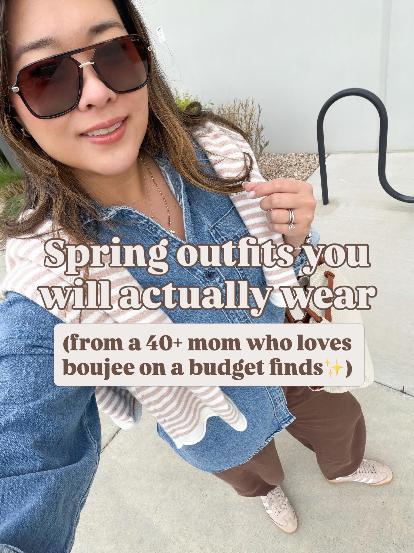 Spring outfits I have worn recently as a 40+ year old Mom of 2!! So many good pieces from casual to dressy and everything in between!!! I also have coupon codes for some of these shops too, which is fun!! 🤌👏✨

Spring outfits, Mom over 40, Boujee on a budget, Baublebar, Kizik, Democracy