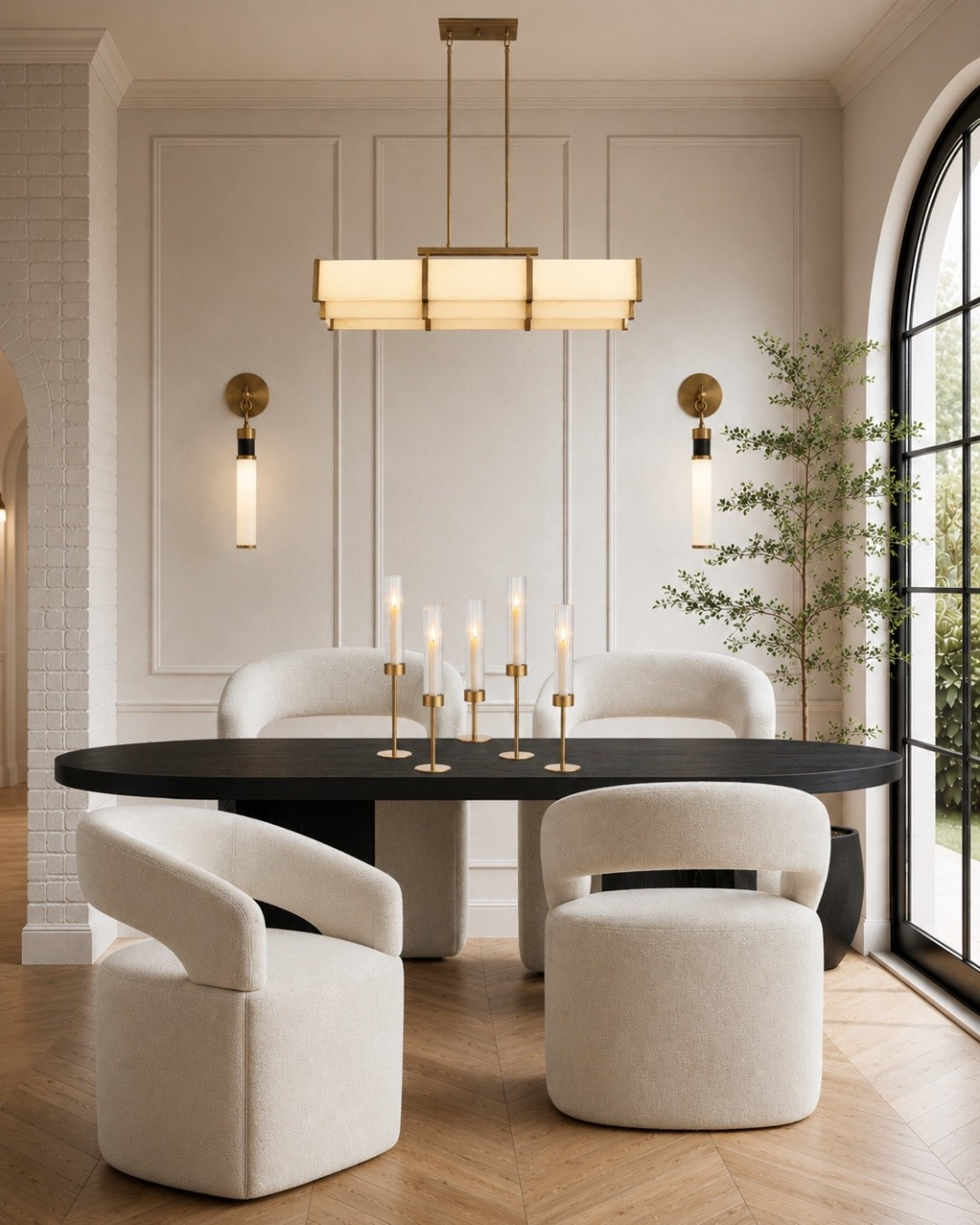 Affordable Amazon finds! A dining room where modern curves, warm brass, and timeless textures come together for an elevated dining moment. 
🖤🖤
Dining, dining room, dining table, dining chair, dining room design, Amazon dining room furniture, dining room decor, dining room design, dining room ideas, dining room finds, wall sconce, dining room sconce, dining room chandelier, dining room decor, dining chair, affordable dining chair, dining room design ideas, home decor, Amazon furniture, Amazon dining room, Amazon dining room ideas

#LTKHome #LTKSeasonal #LTKSaleAlert