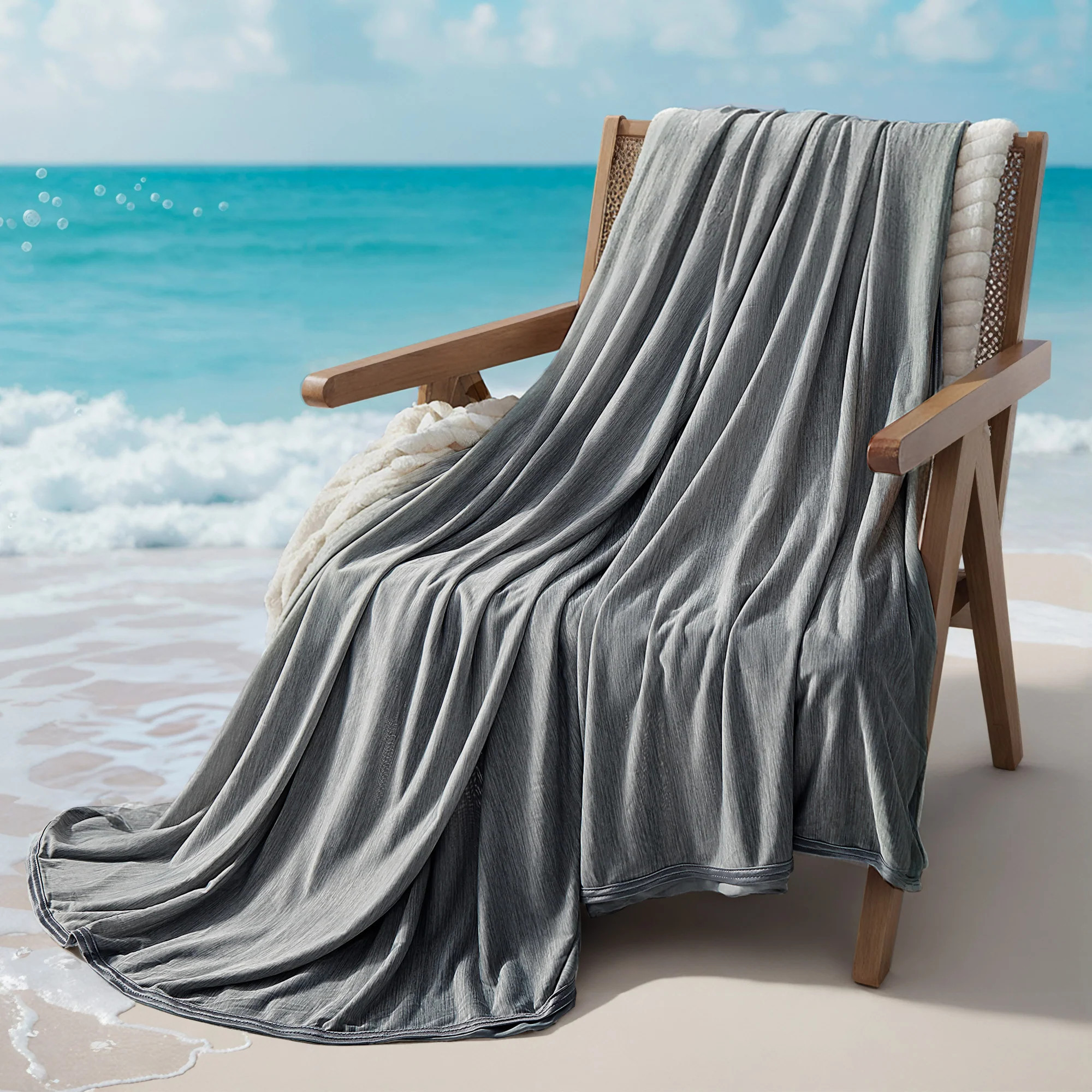 Cool Touch Reversible Cooling Throw Blanket for Hot Sleepers | Sleep Zone