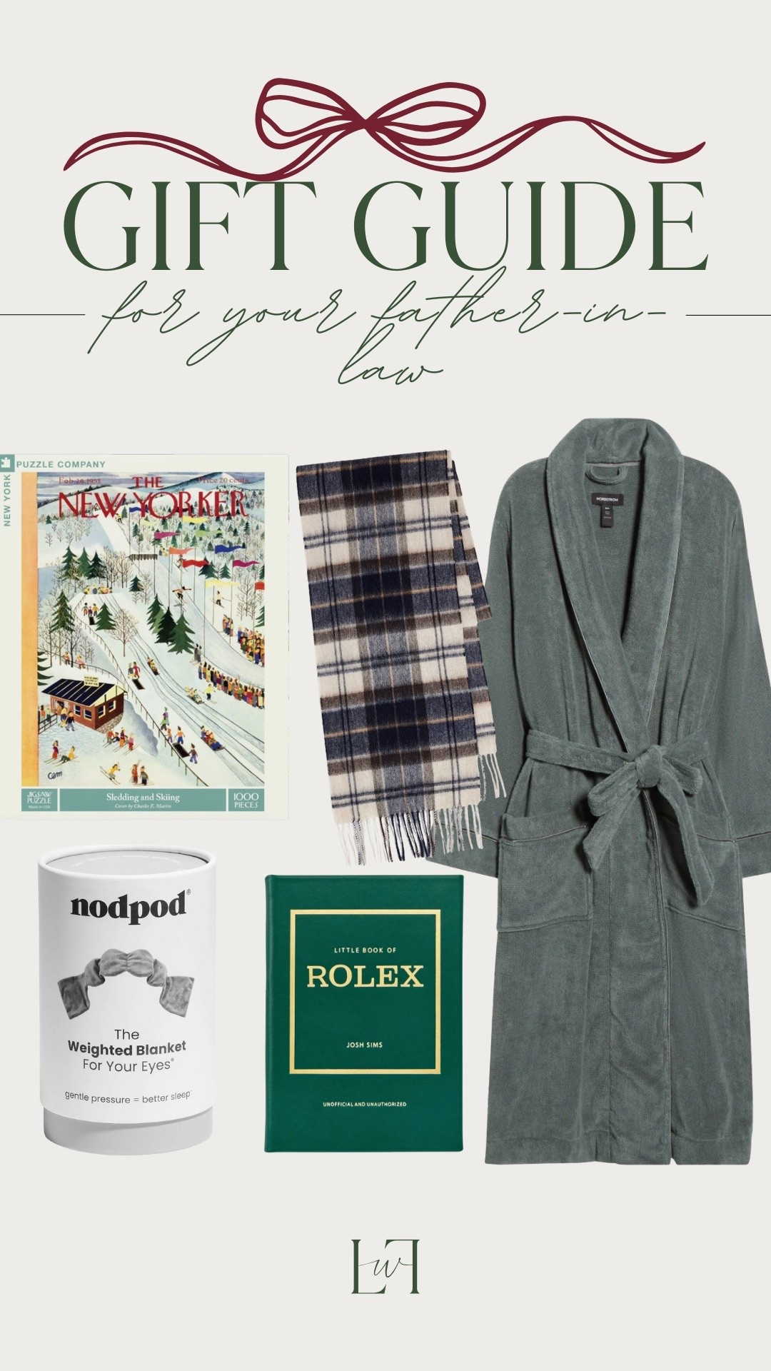 Love these gift ideas for him! This vintage style puzzle is so fun and great for the person who has everything! A weighted sleep mask is always a great option too! 


Life with Loverly, gift guide, gifts for him, gifts for dad, father in law gift ideas, men’s robe, scarf

#LTKHoliday #LTKSeasonal #LTKGiftGuide