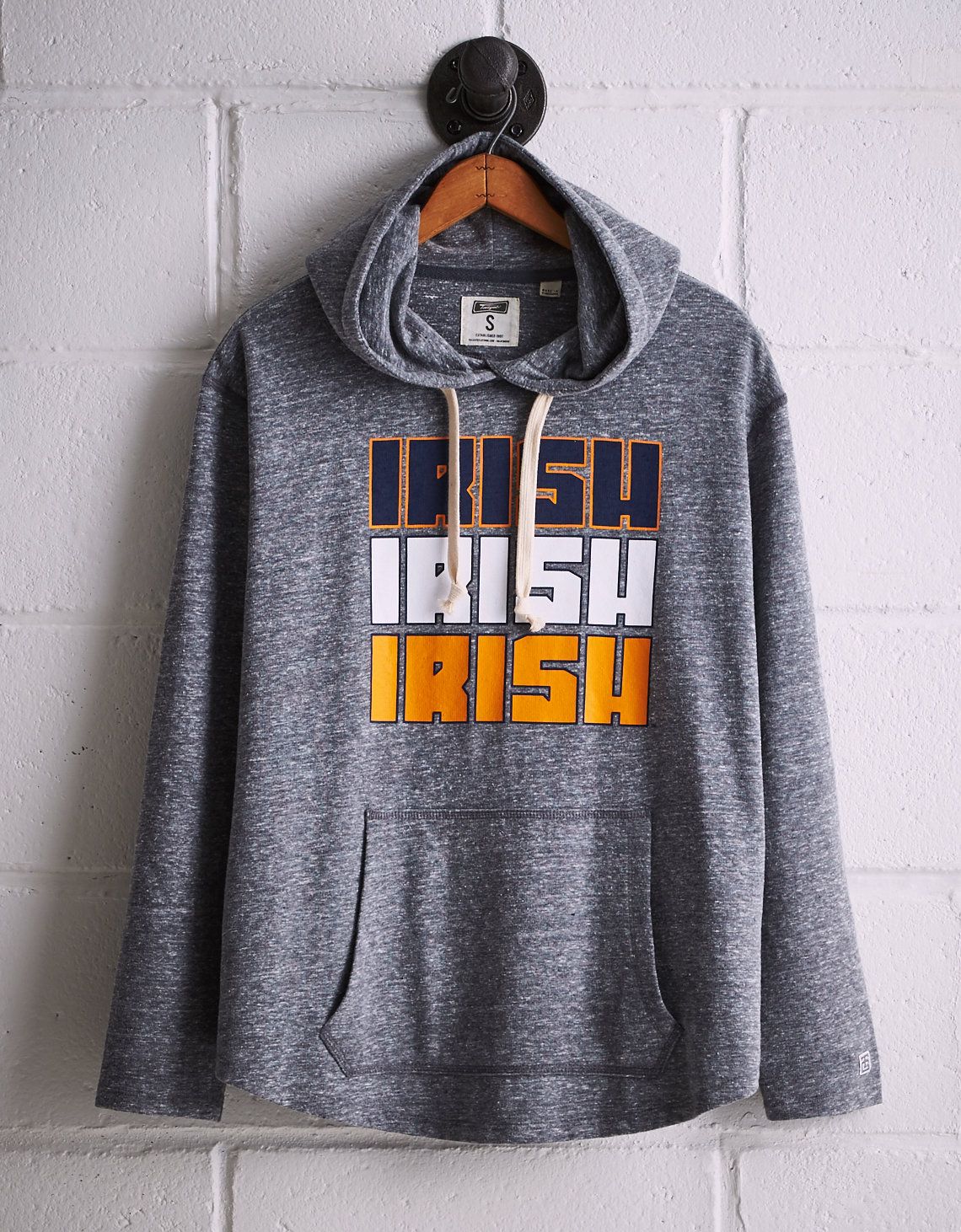Tailgate Women's Notre Dame Oversize Hoodie, Gray Heather | American Eagle Outfitters (US & CA)