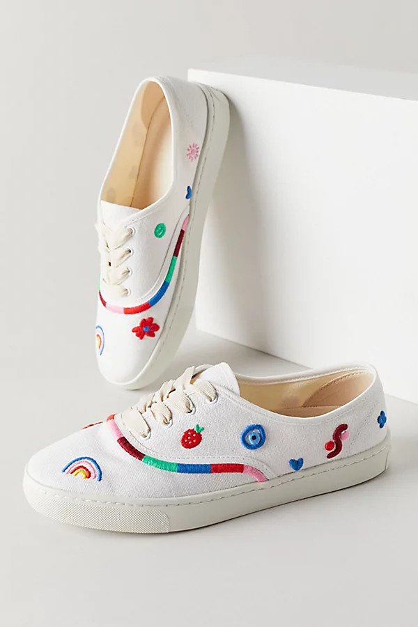 Soludos Marin Embroidered Sneaker | Urban Outfitters (US and RoW)
