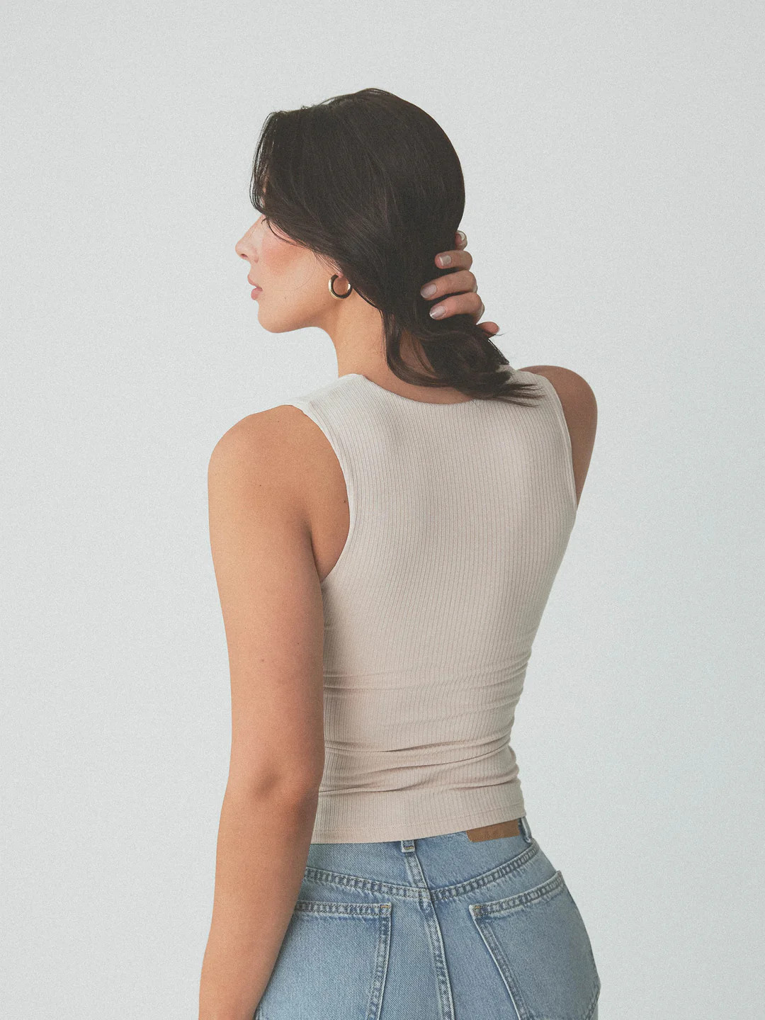 Ribbed Scoop Tank Brami | Klassy