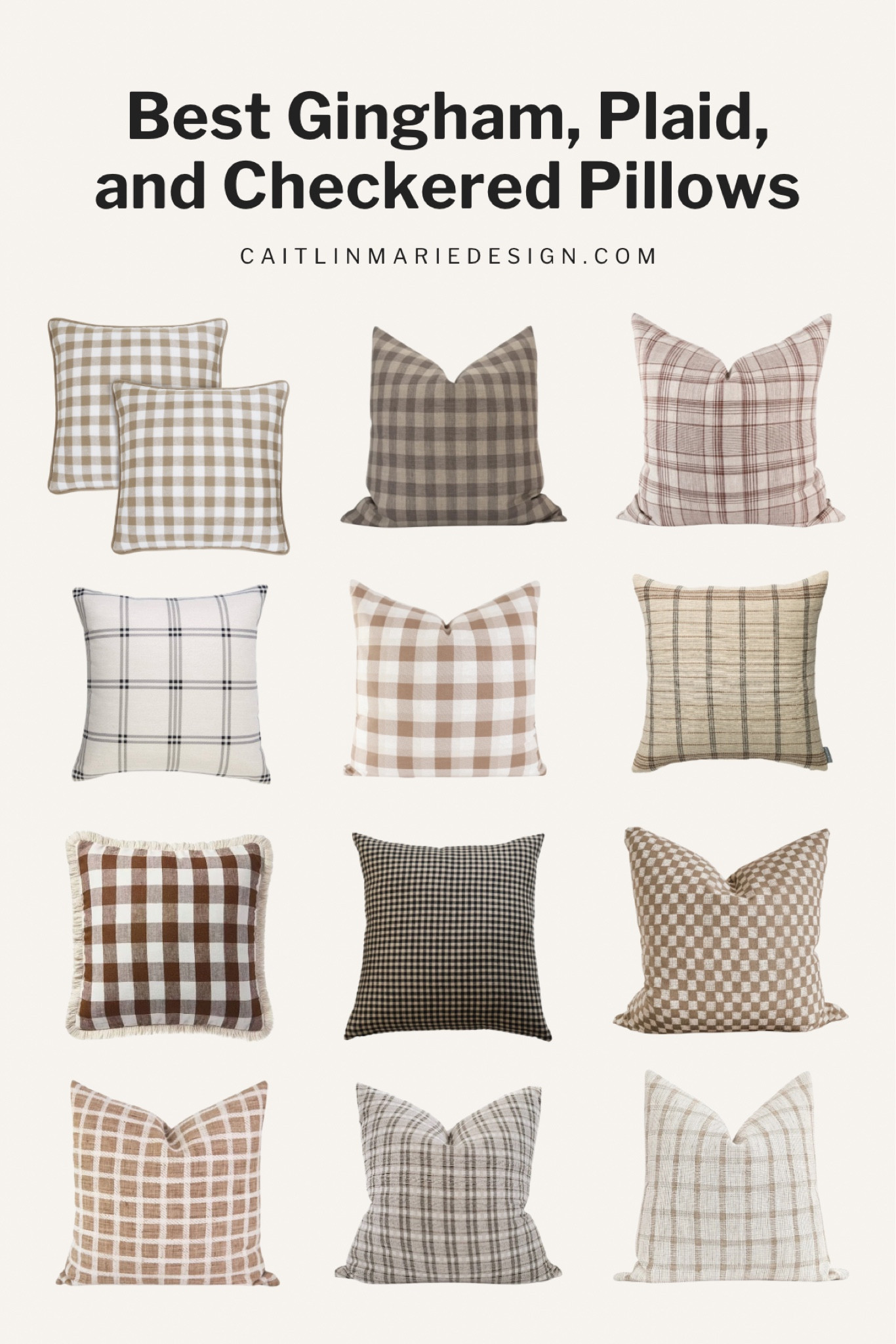 Plaid throw pillow, gingham pillow, checkered pillow cover, winter throw pillows for living room and bedroom

#LTKhome #LTKSeasonal #LTKfindsunder100