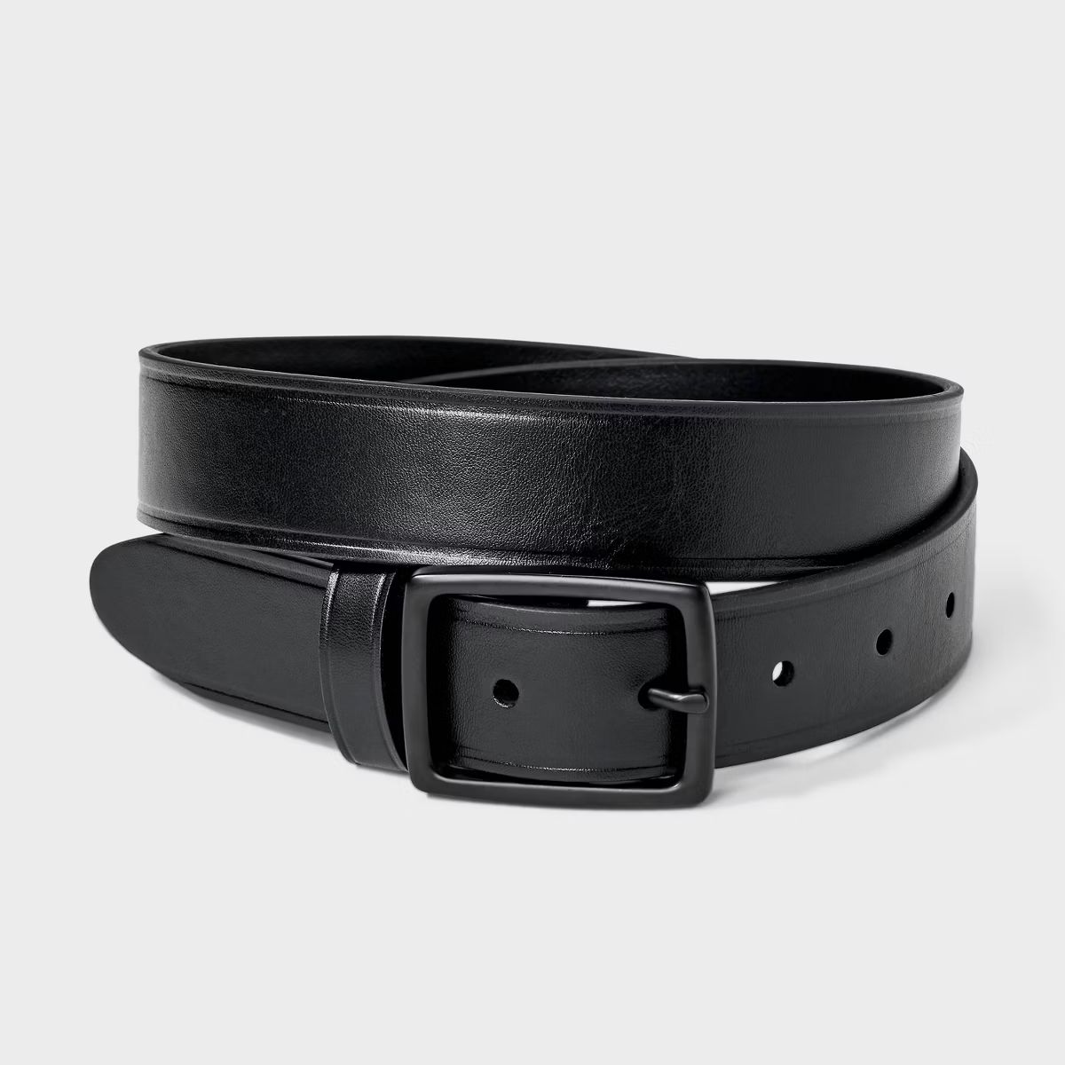 Men's Wide Casual Center Bar Buckle Belt - Goodfellow & Co™ Black | Target