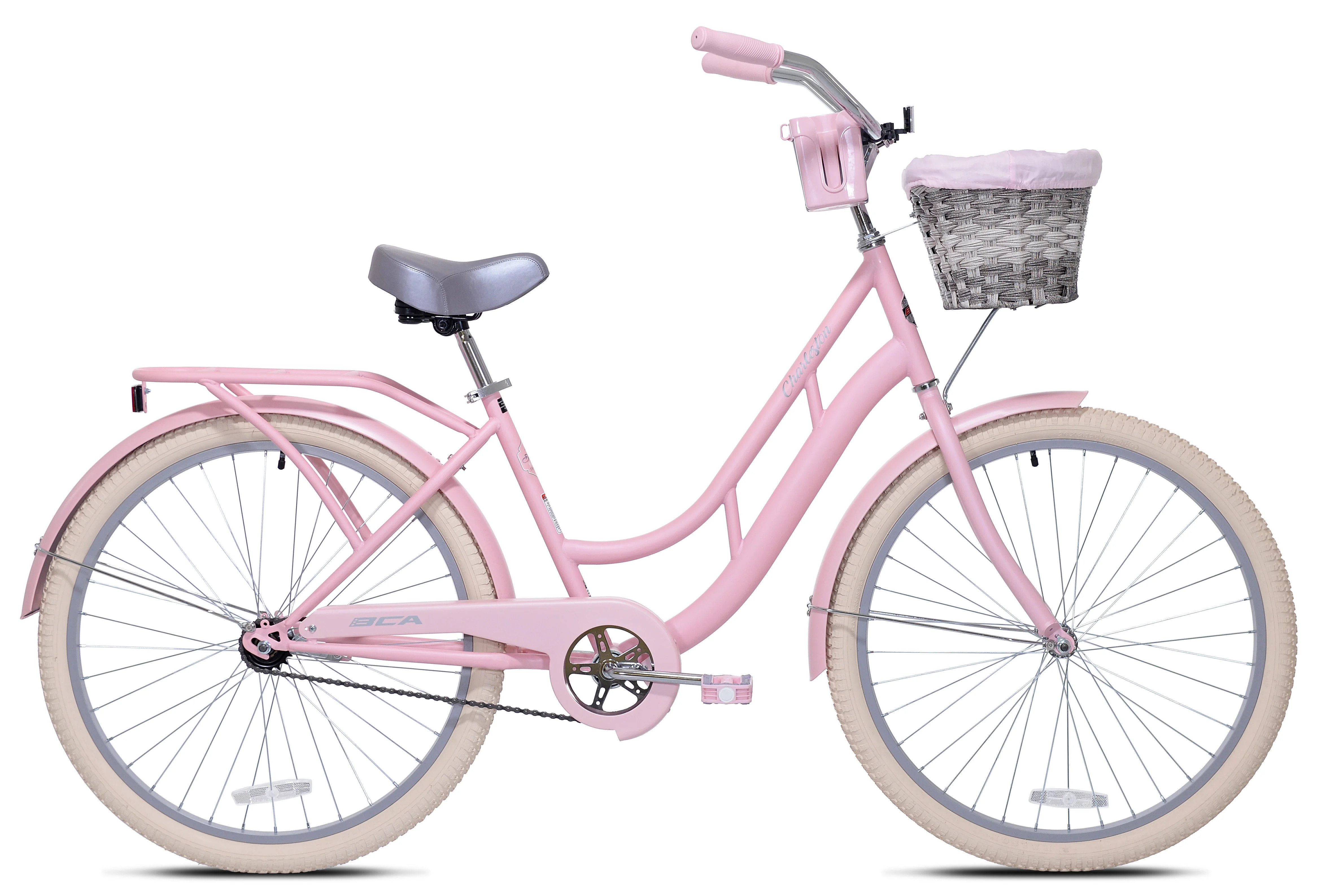BCA 26" Charleston Ladies Cruiser Bike, Pink - Walmart.com | Walmart (US)
