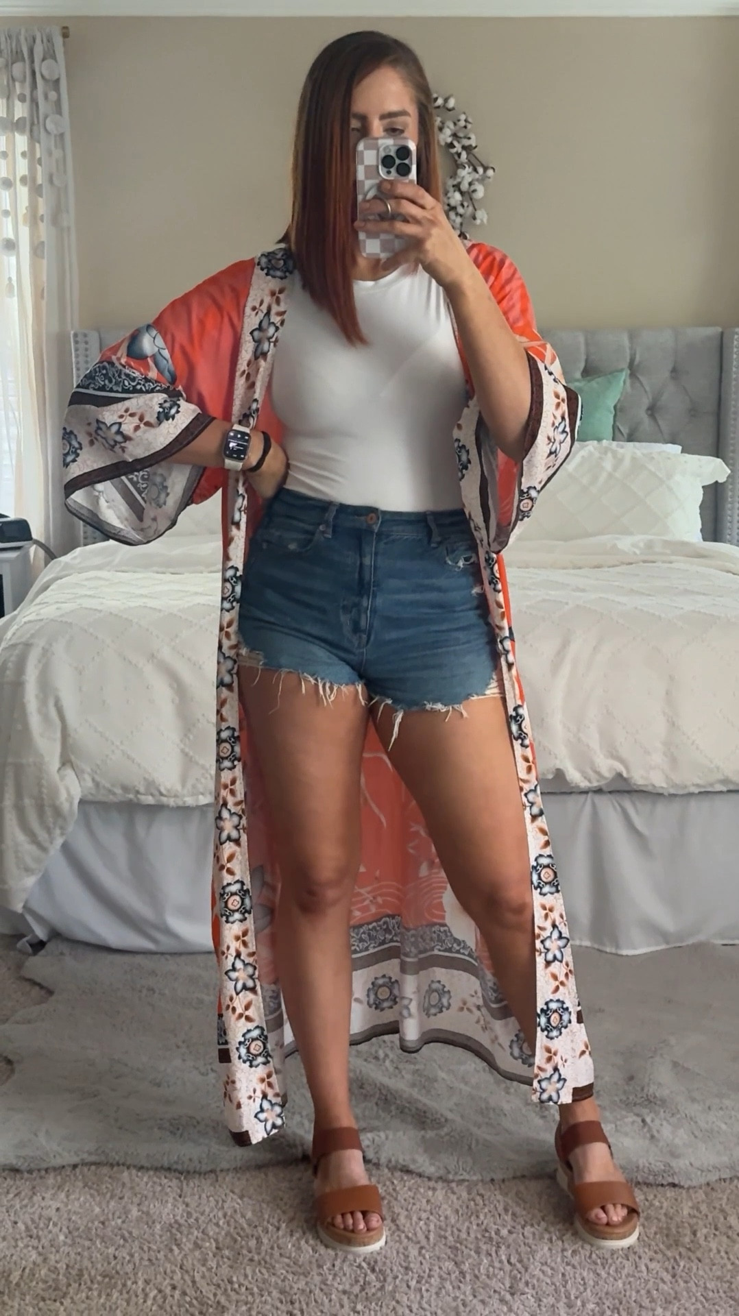 Another cute way to style this kimono! I packed this outfit for Haven conference and I love how it elevates this basic Jean shorts and t shirt look! 

#LTKStyleTip #LTKFindsUnder50 #LTKSaleAlert