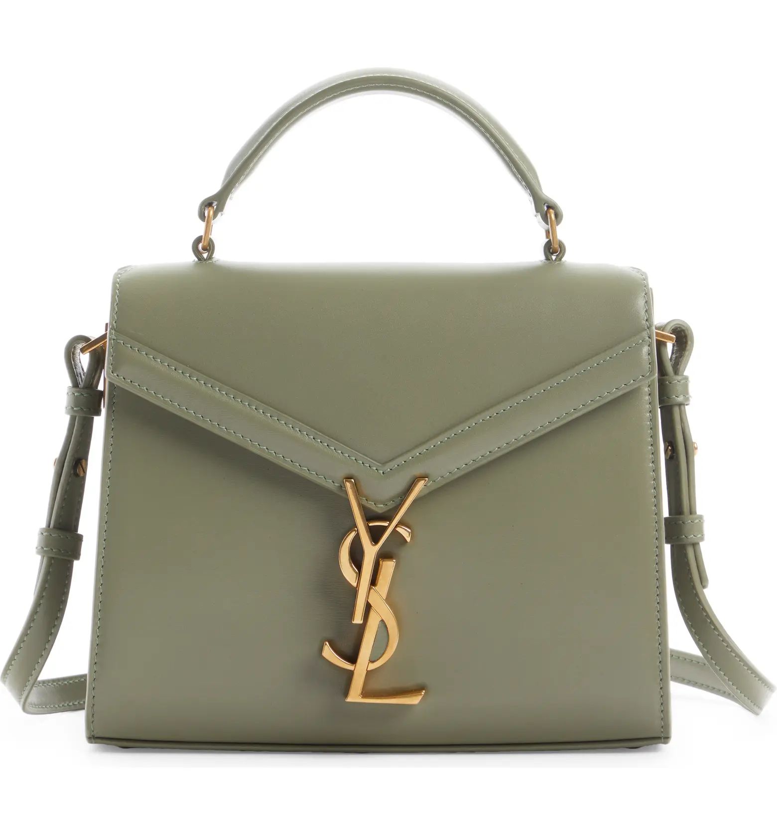 Mini Cassandra Leather Top Handle Bag | Nordstrom