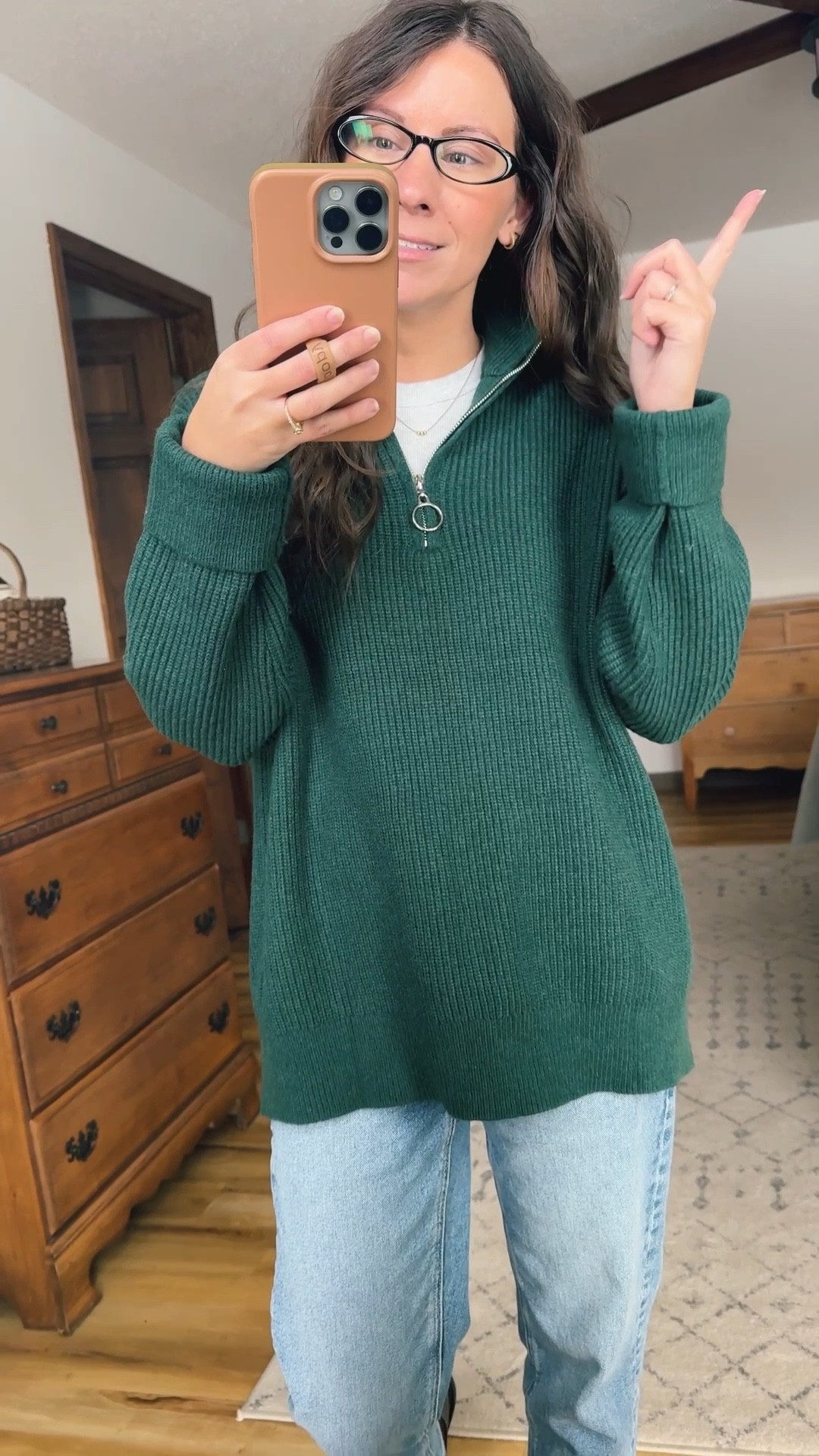 Small in my tee shirt, xs in my 1/2 zip sweater, 00 short in my jeans (so comfy!) and size 6 in my blundstone boots!

#LTKFindsUnder100 #LTKPetite #LTKSeasonal