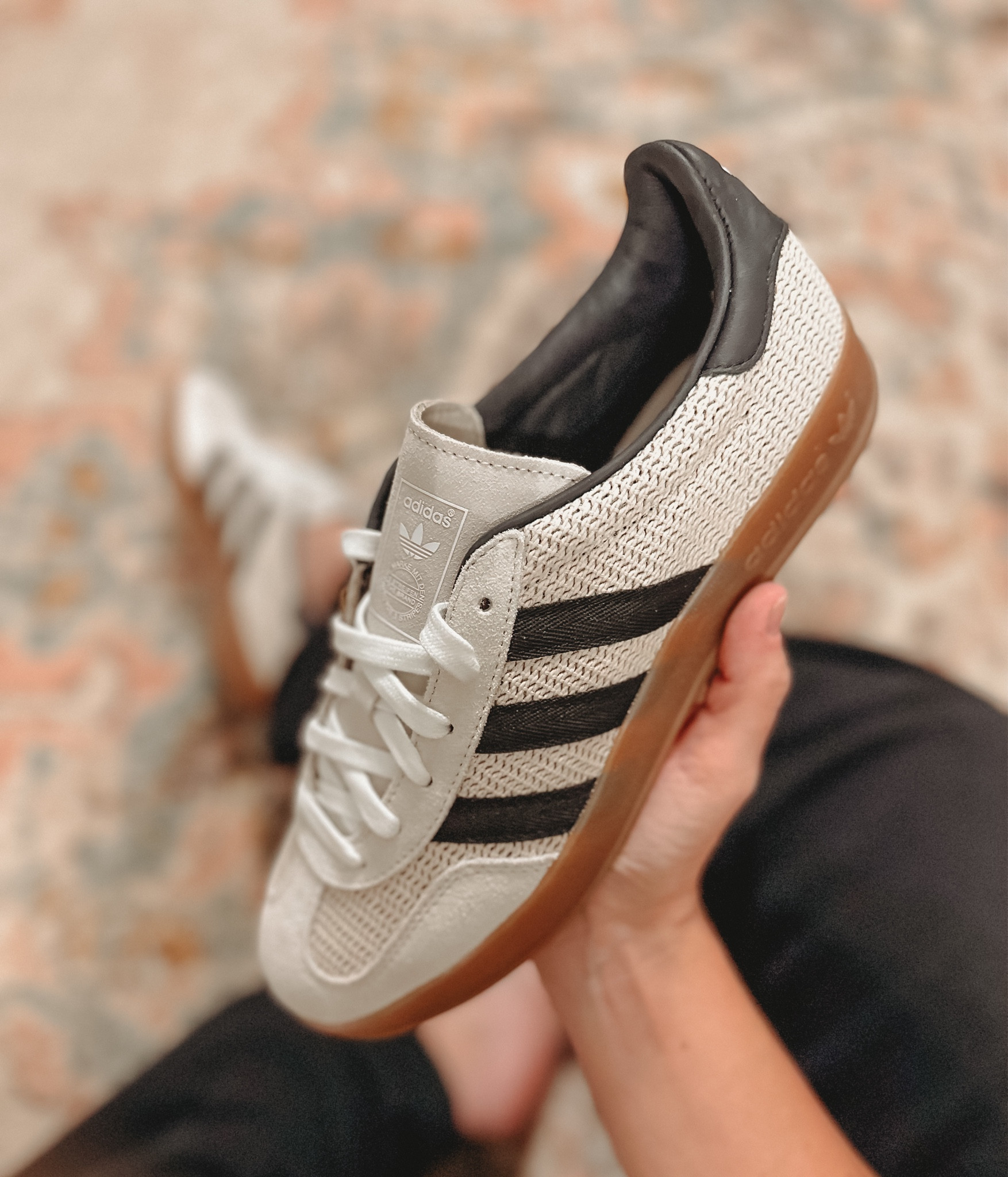 My new favorite sneaker! Sizes selling out fast—they run big, I sized down a full size.  

Adidas, neutral, sneakers, woven sneakers, fall shoes, fall sneakers 

#LTKShoeCrush #LTKActive #LTKStyleTip