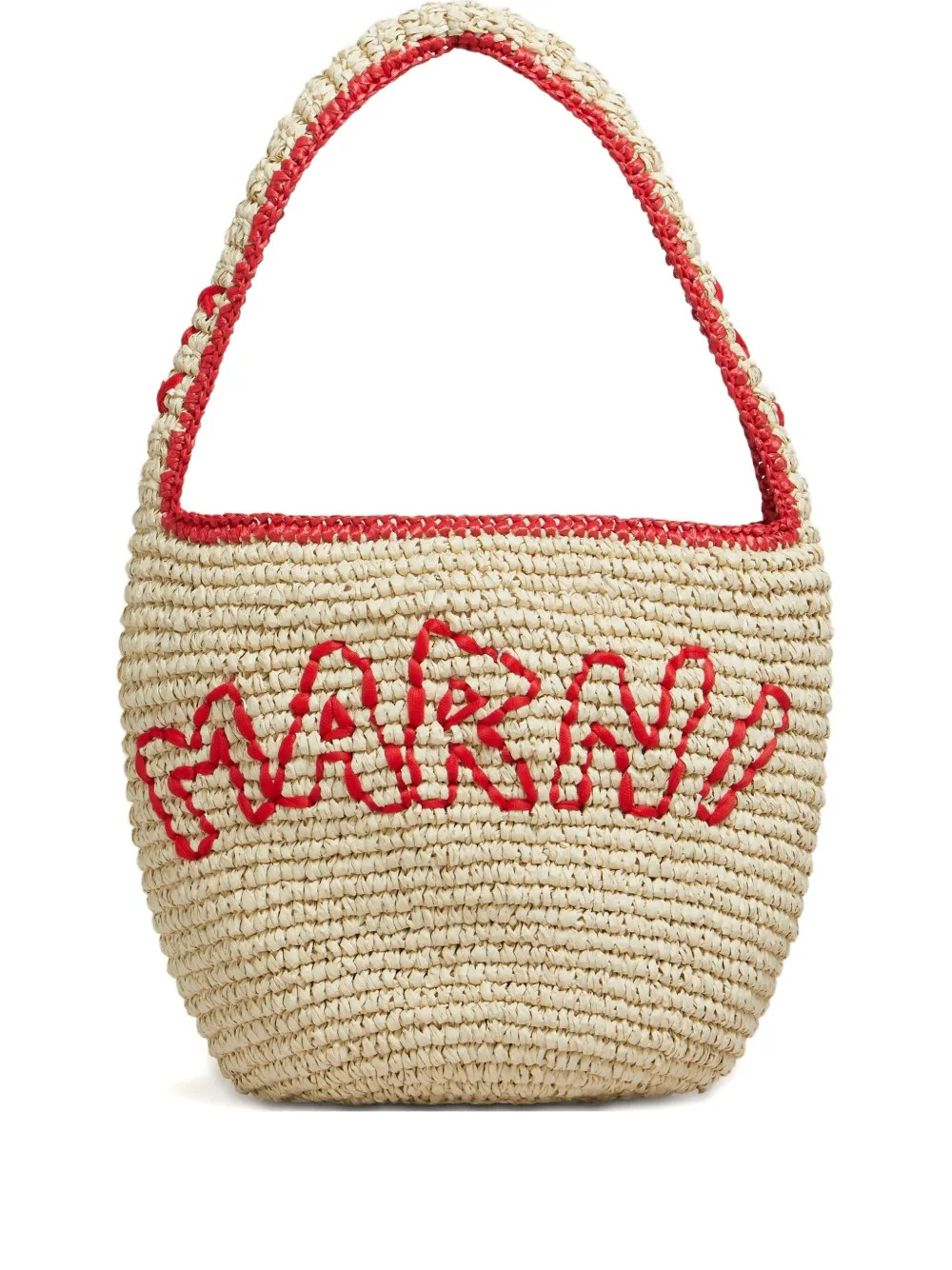 Marni Small Nassa Shoulder Bag | White | FARFETCH | Farfetch Global