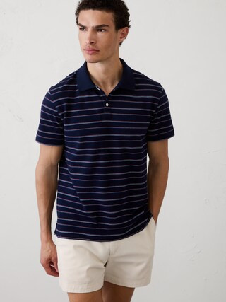 Standard-Fit Pique Polo | Banana Republic Factory