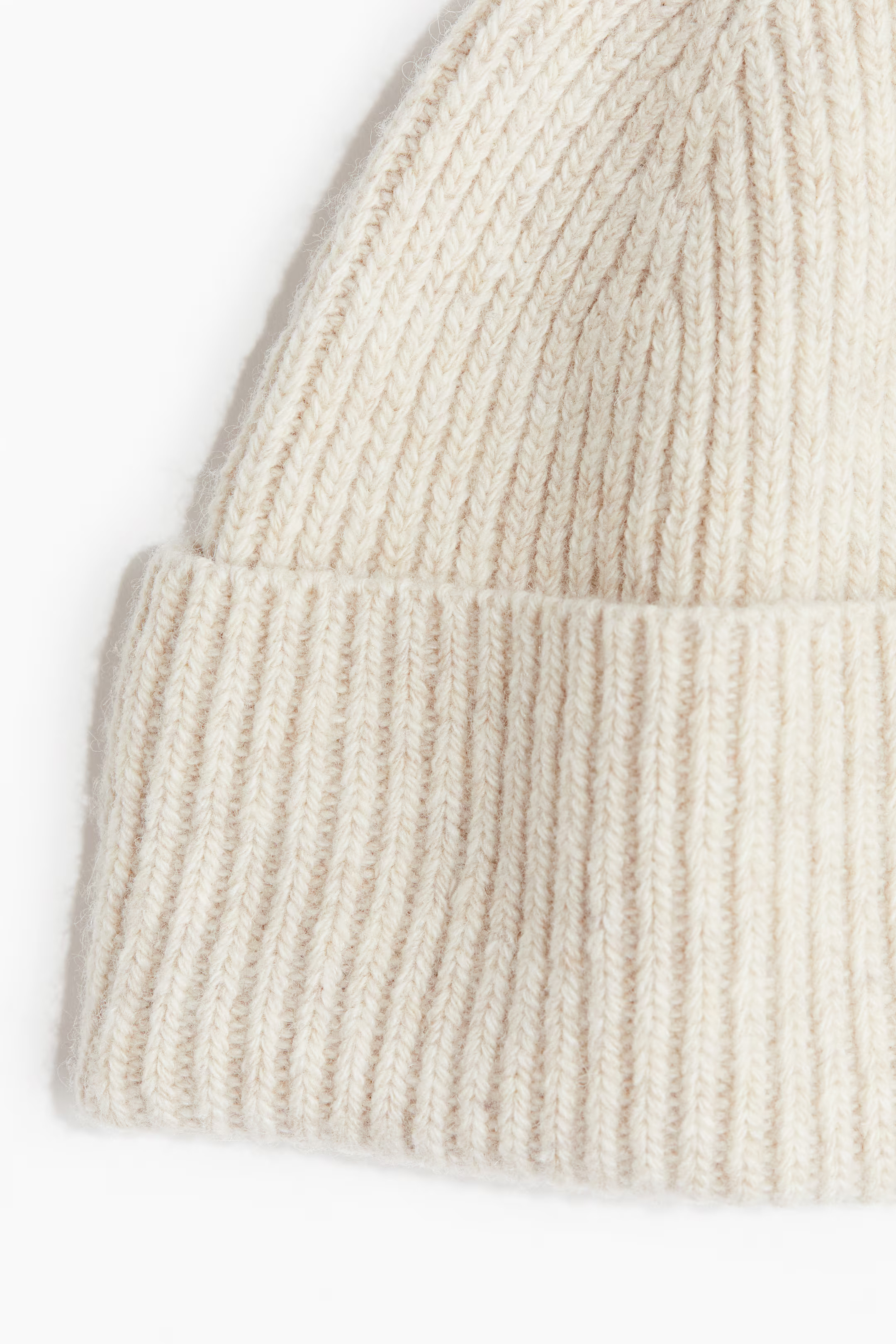 Rib-Knit Wool-Blend Hat | H&M (US + CA)