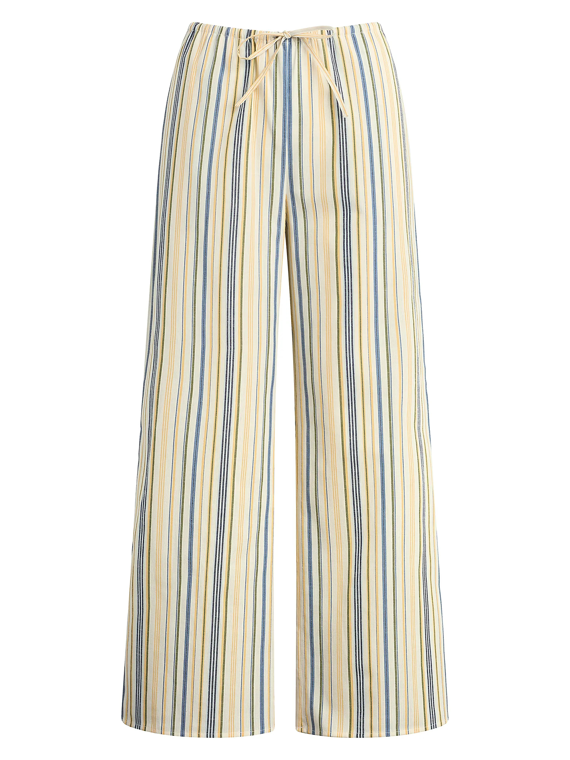 Joe's Jeans The Brynn Striped Pants | Saks Fifth Avenue | Saks Fifth Avenue