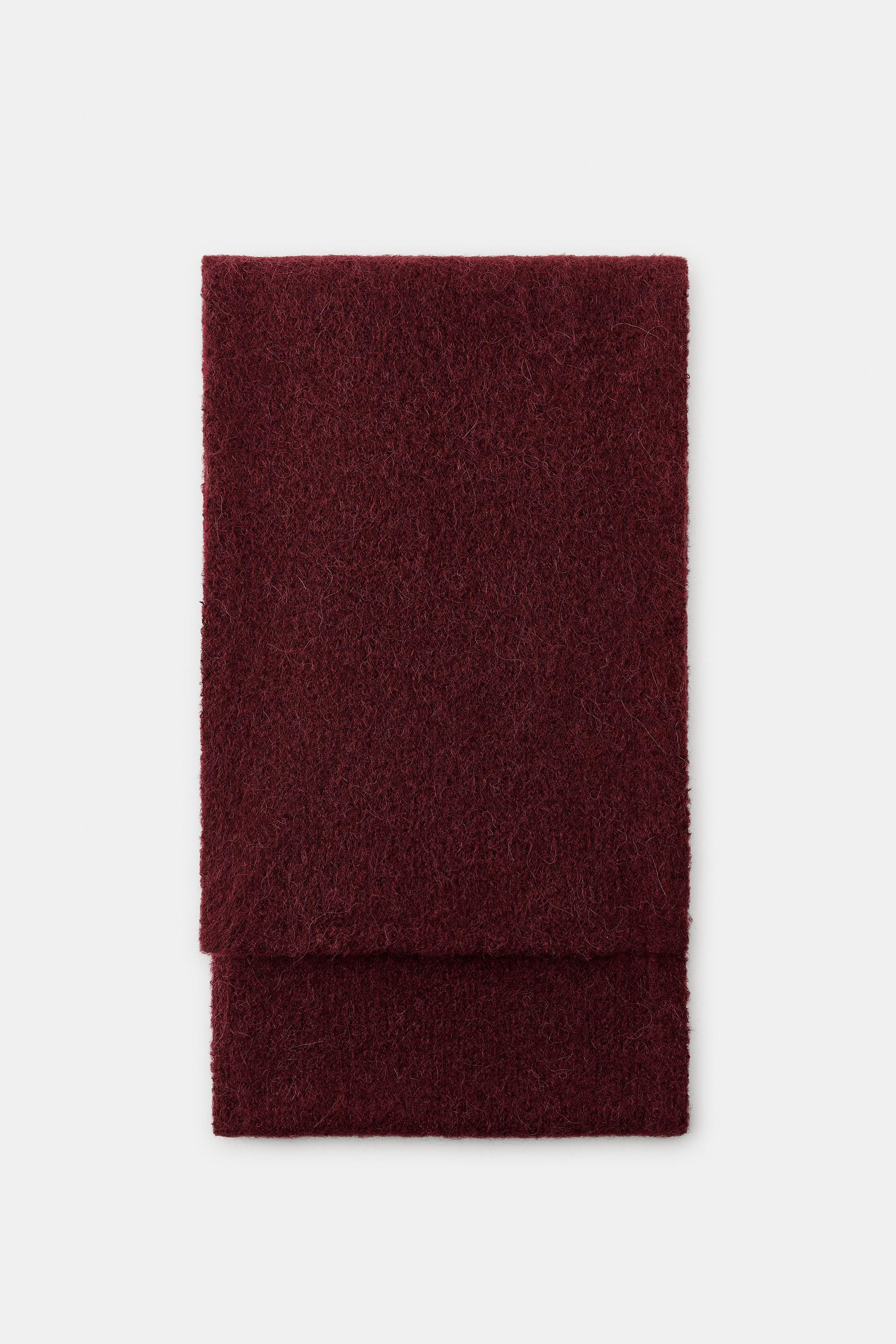 PLAIN KNIT SCARF | Zara UK