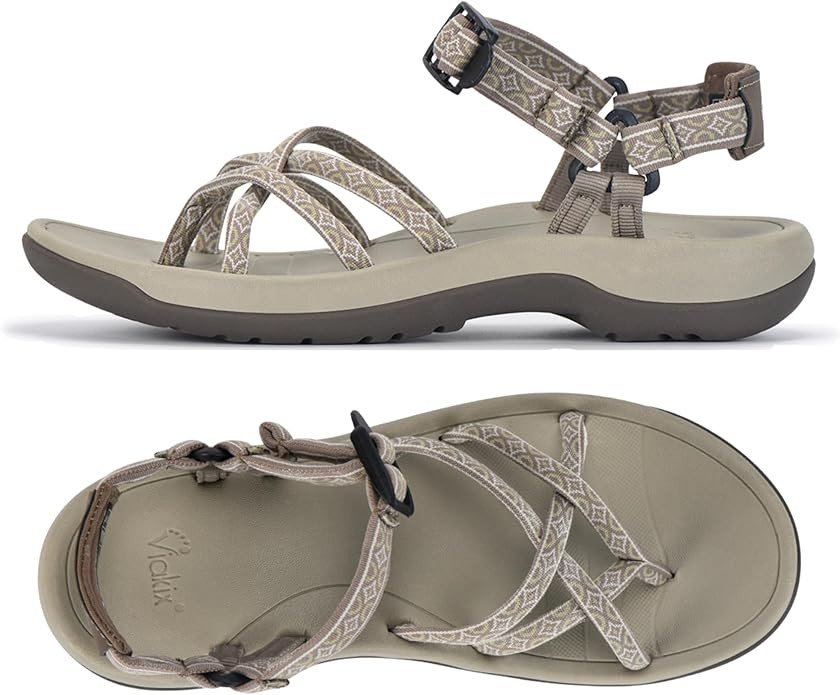 Viakix Women's Walking Sandals – Premium Comfortable Sport Sandals for Outdoors, Travel, Hiking... | Amazon (US)