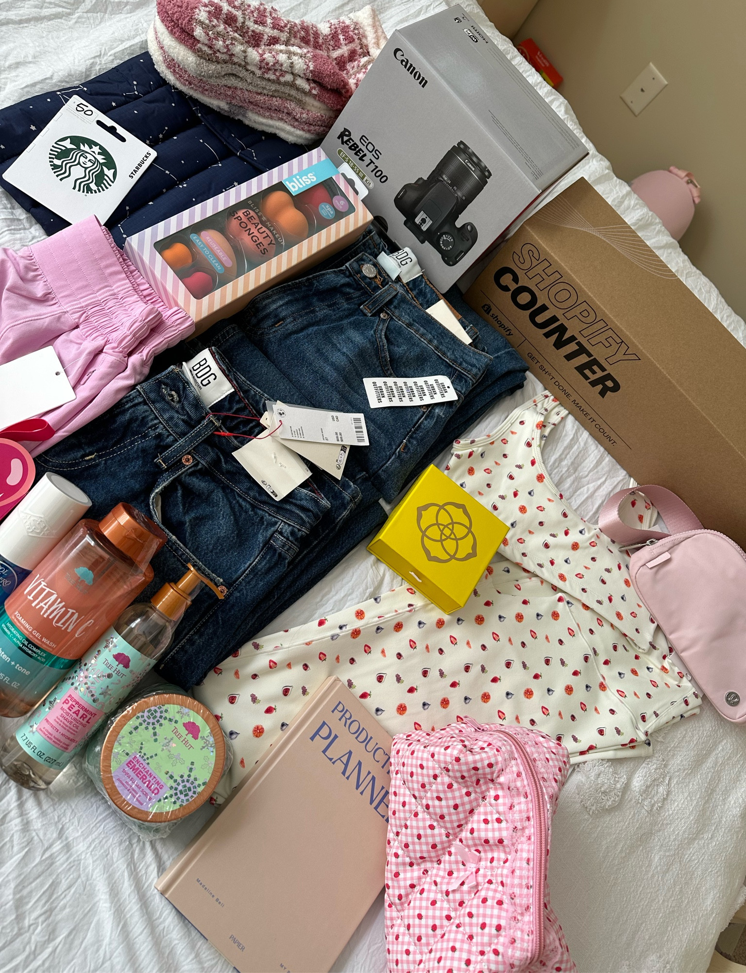 Christmas haul!🎅🏼🎁💌 
-makeup bag + fruit set are Happy Camp3r

#LTKGiftGuide #LTKFindsUnder100 #LTKSeasonal