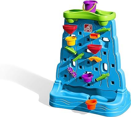 Step2 Waterfall Discovery Wall | Double-Sided Outdoor Water Play Set with 13-Pc Water Accessory S... | Amazon (US)