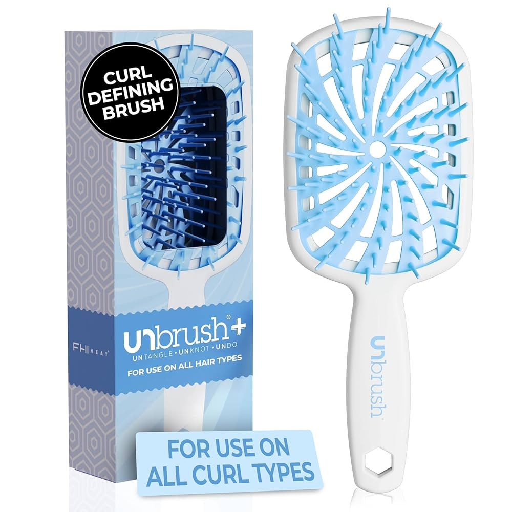 FHI Heat UNbrush Plus — Curly Hair Brush for Gentle & Effective Detangling on Wet or Dry Fragil... | Amazon (US)