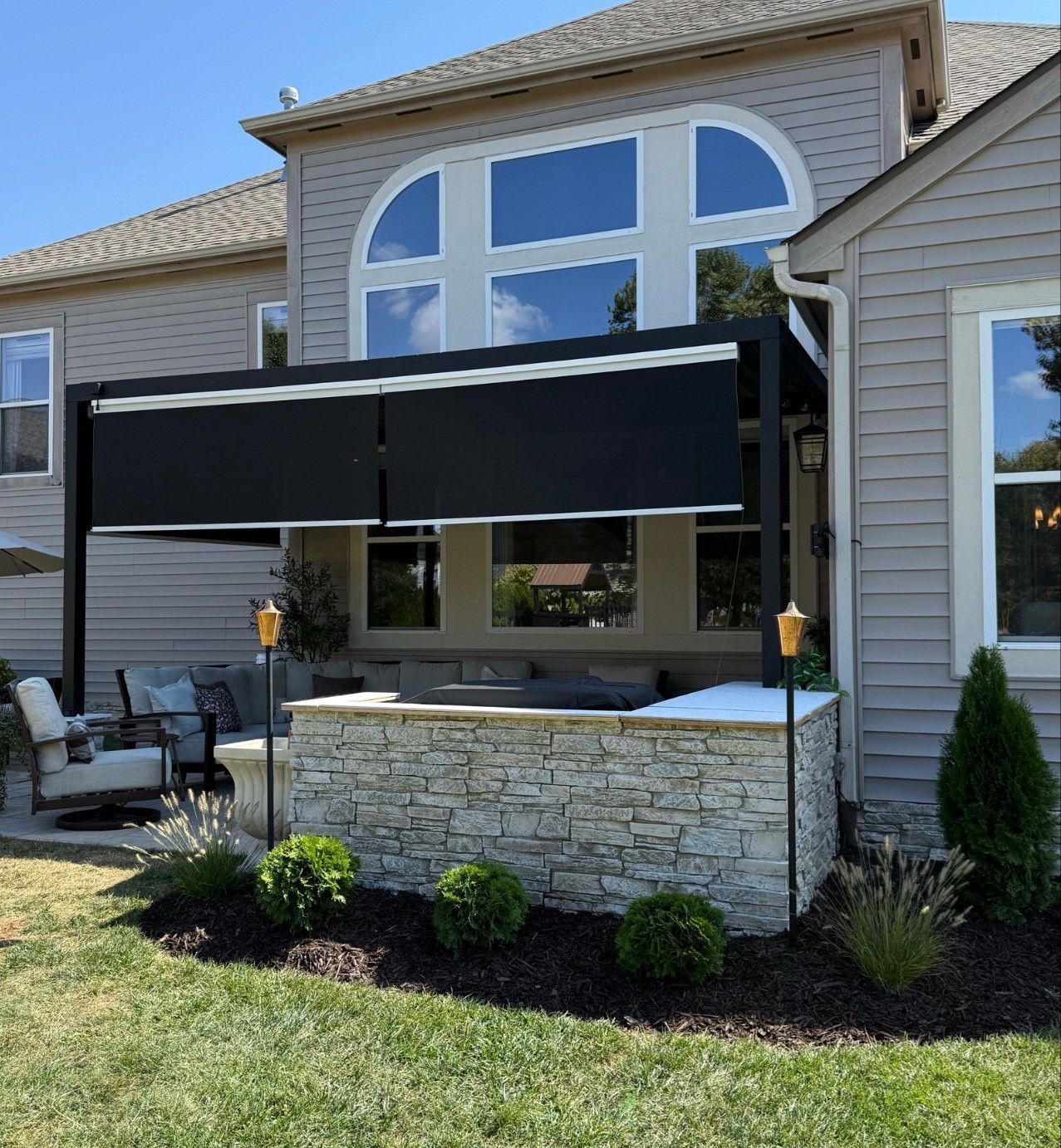 Electric outdoor shades! 

#LTKHome