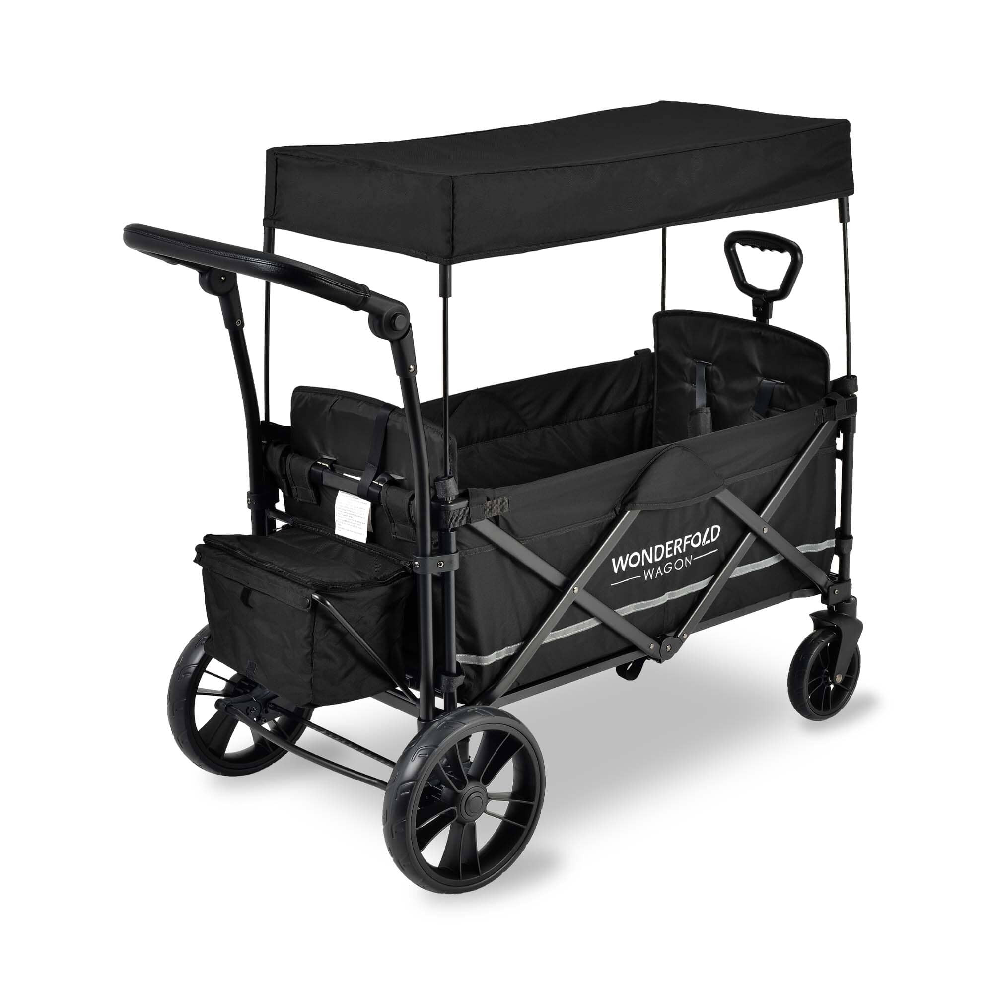 WonderFold X2M Push + Pull Double Stroller Wagon | Strolleria