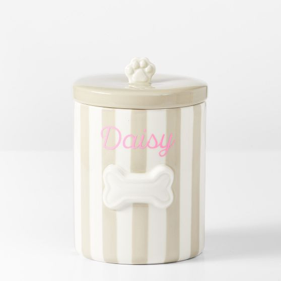 Ceramic Dog Treat Jar | Mark and Graham