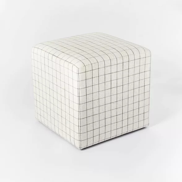 Lynwood Square Upholstered Cube - Threshold™ designed with Studio McGee | Target
