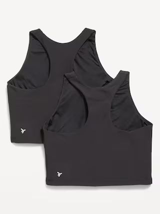 PowerSoft Longline Sports Bra 2-Pack for Girls | Old Navy (US)