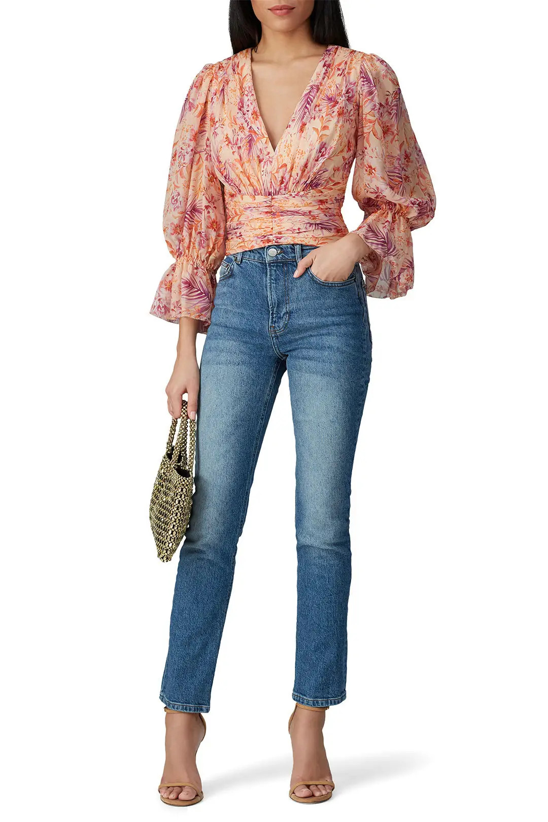 AMUR Gitana Top | Rent the Runway