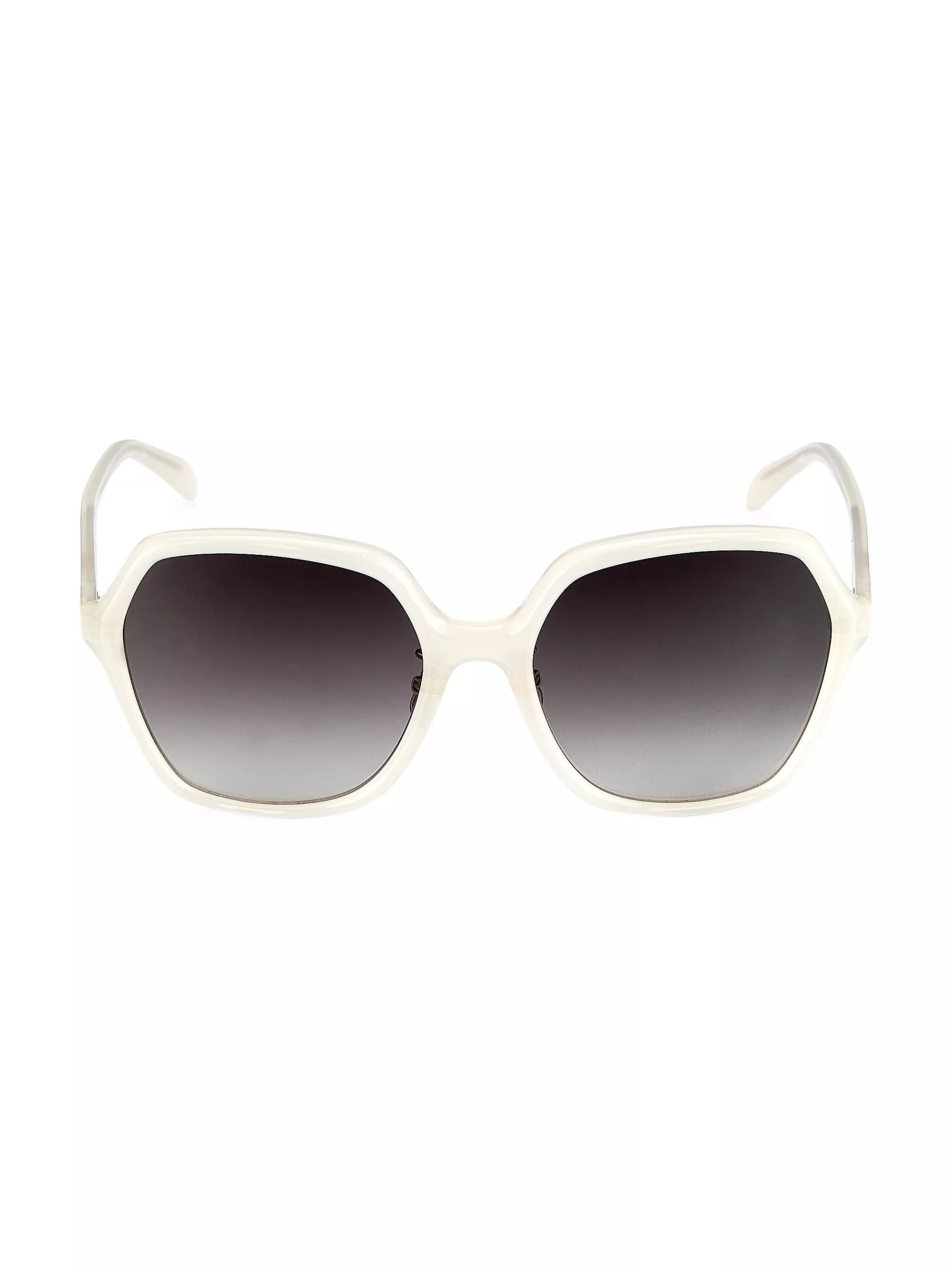 58MM Geometric Sunglasses | Saks Fifth Avenue