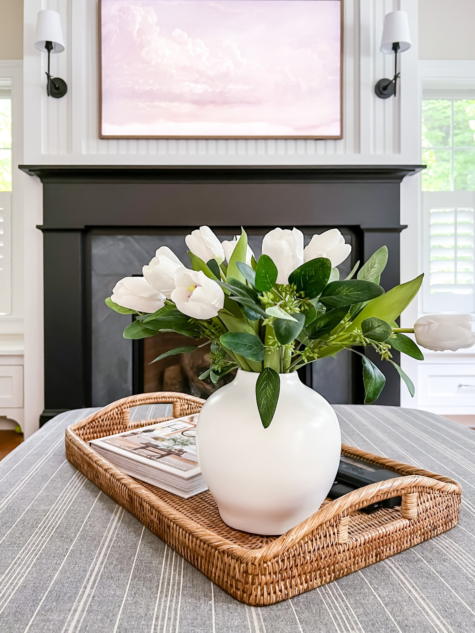 My newest favorite vase is this Target find!  The shape and creamy color are so pretty in person, and it’s a great size for an ottoman tray or small table.  Now I just need to find some more colorful florals to fill it with this summer!

#LTKhome #LTKunder50