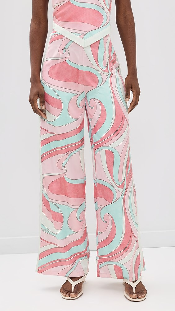 Milani Relaxed Satin Pants | Shopbop