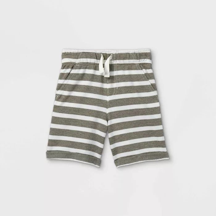Toddler Boys' Striped French Terry Pull-On Shorts - Cat & Jack™ | Target