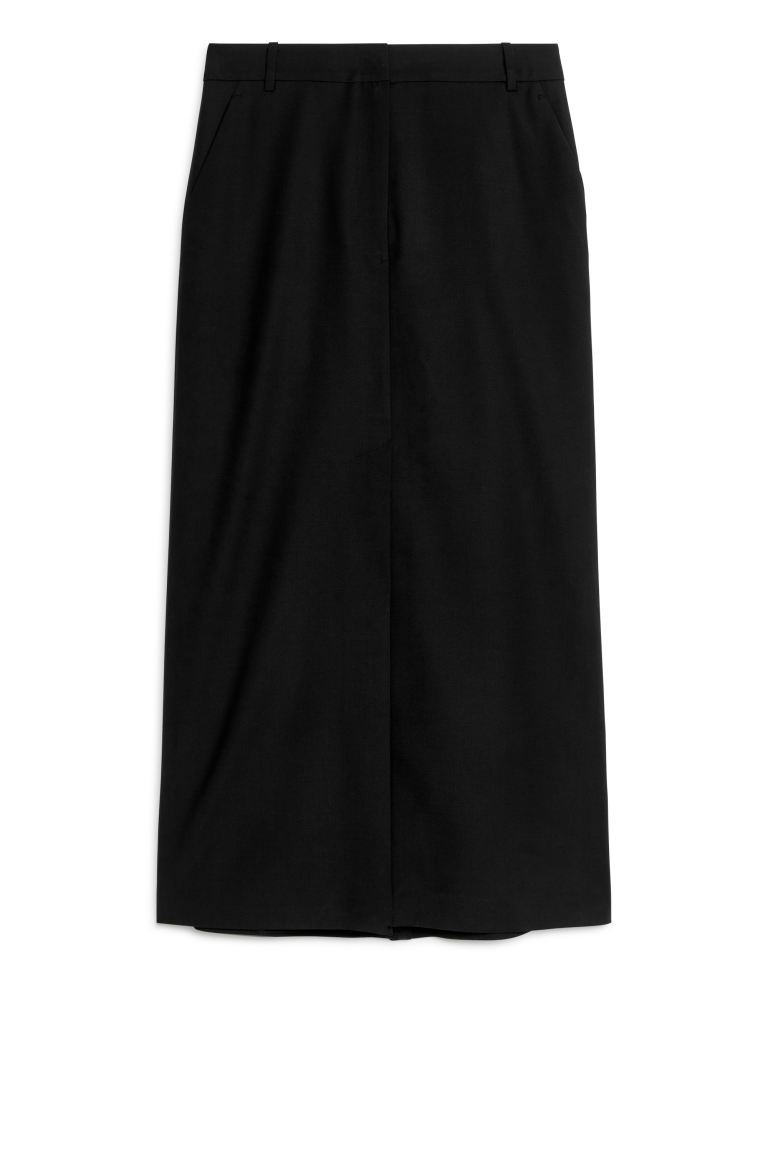 Tailored Wool-Blend Skirt | H&M (UK, MY, IN, SG, PH, TW, HK)