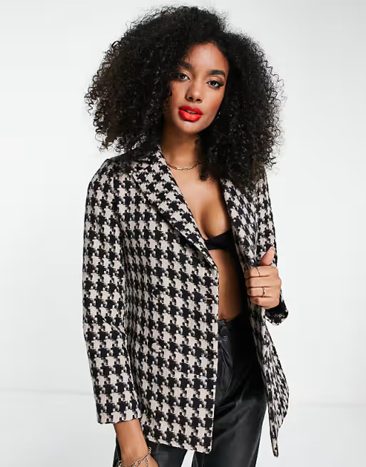 Trendyol checked jacket in black | ASOS | ASOS (Global)
