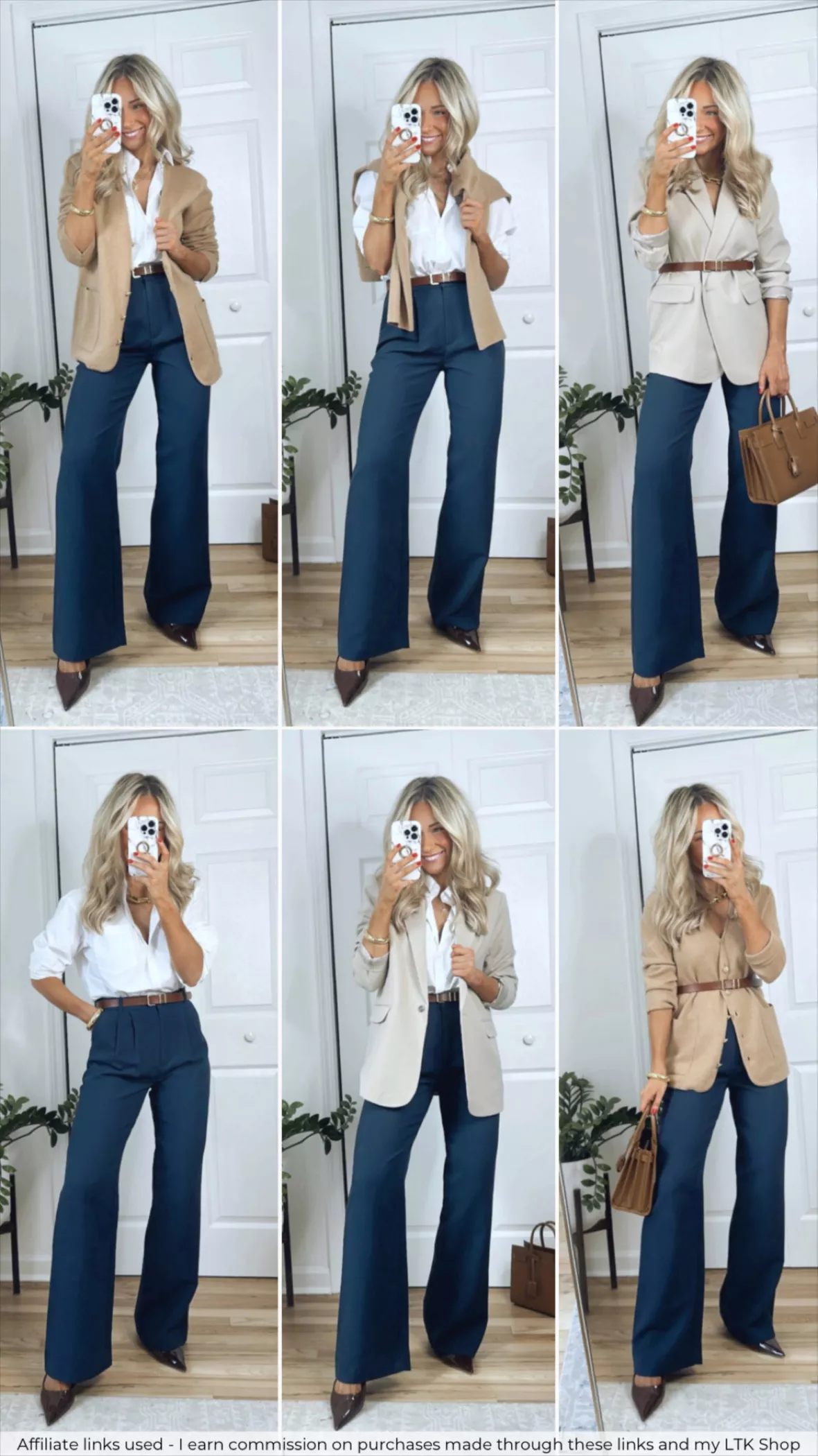  Outfits With Navy Blue Pants