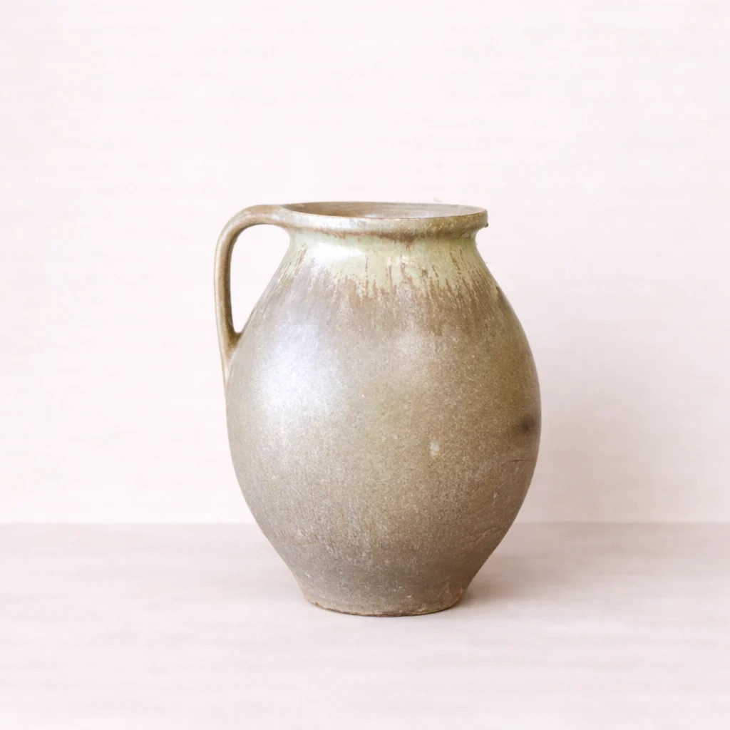 Earthy Green Terracotta Handled Jug | By Luxe B Co. | luxe bCO