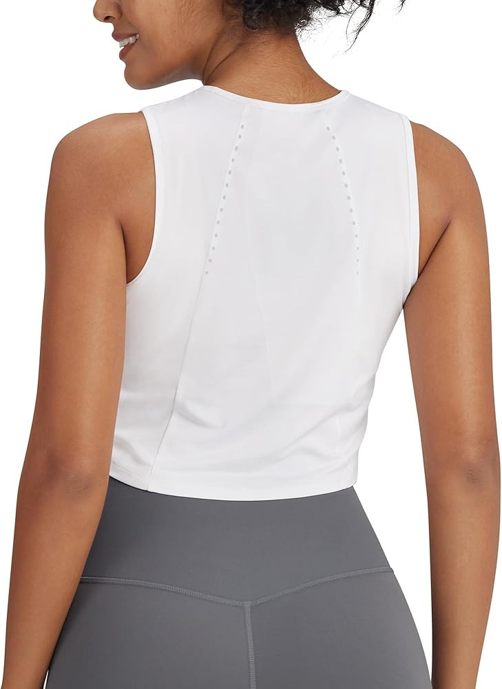 G4Free Lightweight Workout Tank Tops for Women Fast Dry Athletic Gym Crop Top Sleeveless Running ... | Amazon (US)