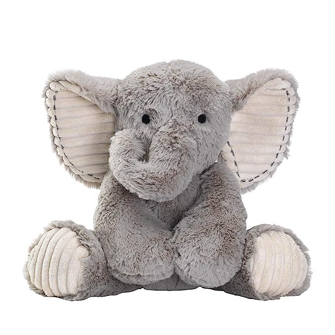 Lambs & Ivy Jungle Safari Gray Plush Elephant Stuffed Animal Toy - Jett | Amazon (US)