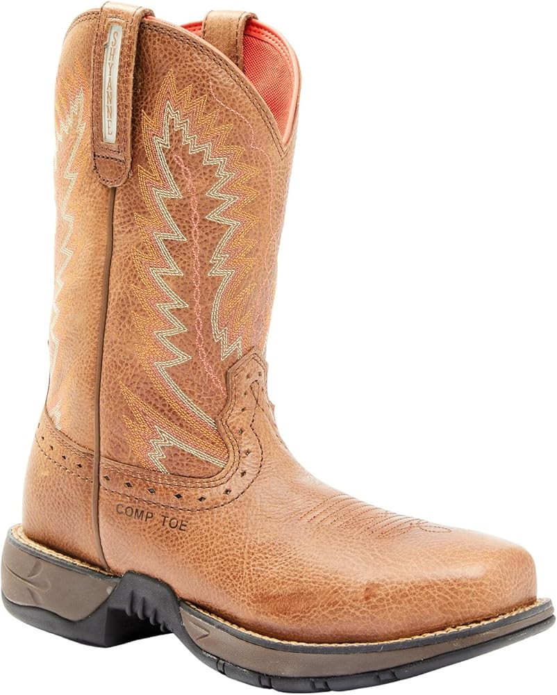 Shyanne Women's Drifting Western Work Boot Composite Toe - BSWC0S0W115 8.5 CW US Brown | Amazon (US)